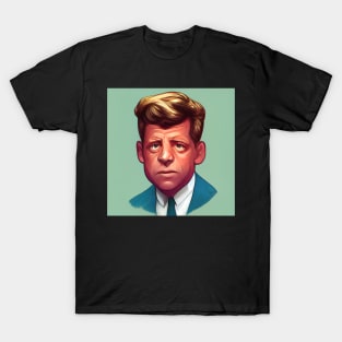 John. F. Kennedy | Comics style T-Shirt